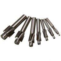 7Pcs M3-M12 เครื่องตัดมิลลิ่ง Counterbore นักบินเหล็กความเร็วสูง Slotting เครื่องมือ End Mill Slot เจาะ Bit Set