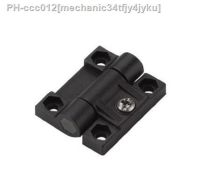 43mmx36mm 4 Countersunk Holes Adjustable Torque Position Control Hinge Black Door Hinges