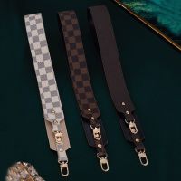 suitable for LV Messenger bag shoulder strap checkerboard wide shoulder strap accessories vegetable tanned leather bag with messenger strap replacement trend