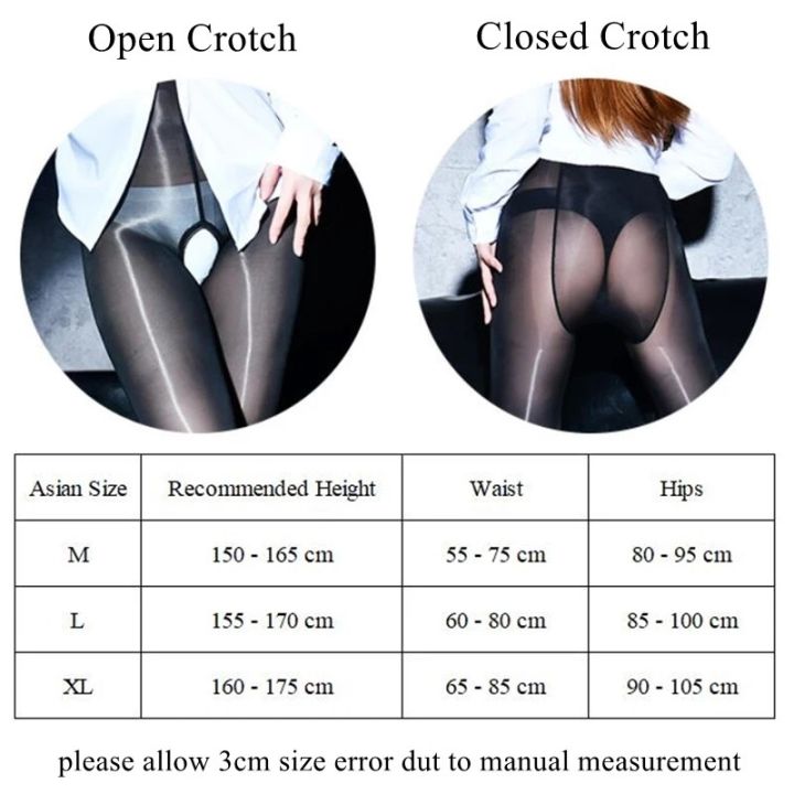5d-magical-oil-shiny-open-crotch-tights-m-l-xl-plus-size-high-elastic-sexy-stockings-pole-dance-glossy-pantyhose-for-women