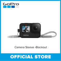 GoPro Sleeve + Lanyard ปลอกแขน GoPro + สายคล้องคอ ( HERO12/11/10/9 สีดำ) สีดำ , ปกป้องมันจากรอยขีดข่วนโดยไม่ต้องเพิ่มจำนวนมาก [GoPro Lifestyle]