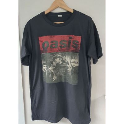 วงร็อค เสื้อยืด Oasis Band T-shirt เสื้อยืด