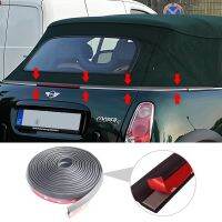 For BMW Mini One Cooper S Convertible R52 Rear Soft Top Roof Weather Seal Repair Kits Chrome Trim Accessories