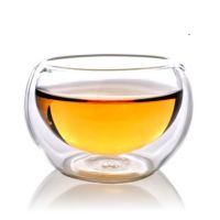 Double Wall Glass Tea Cup ขนาด 50 มิลลิลิตร by ai