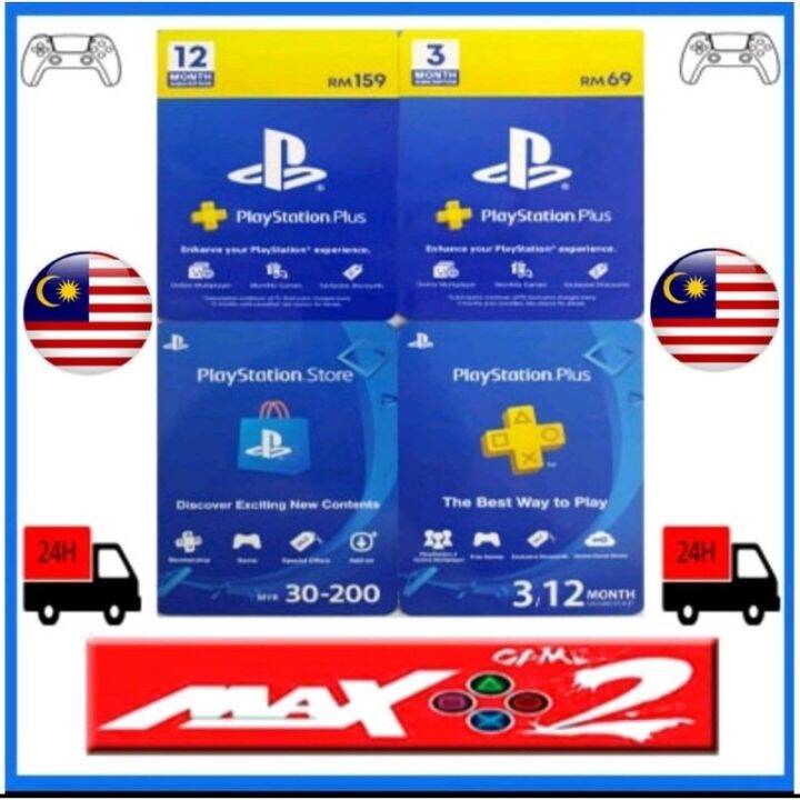 Switch store Psn Store Credit Malaysia RM30RM200 Lazada