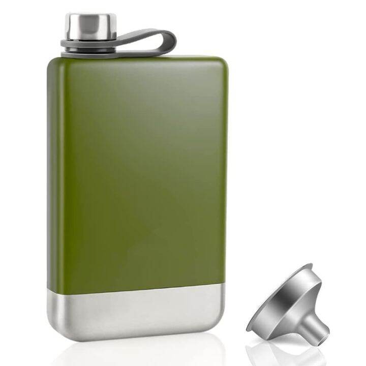 Hip Flask for Whiskey 9oz 304 Stainless Steel Hip Flask with Funnel ...