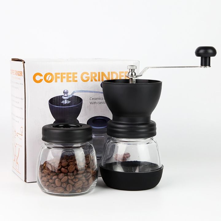 hot-new-หม้อกาแฟแบบพกพาเครื่องชงกาแฟมือ-cranked-บ้านเครื่องบดกาแฟเครื่องบดกาแฟต้มนมกาแฟกาต้มน้ำ-for1set