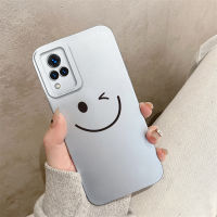 เคส Vivo V21 5G Case กันกระแทกขอบสี่เหลี่ยม รูปแบบแองเจิลอายส์ เคสโทรศัพท์ฝาครอบป้องกันกล้อง