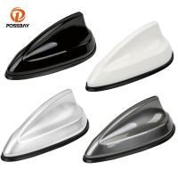 POSSBAY Car Shark Fin Antenna Auto FM/AM Radio Signal Aerials Roof Antennas Roof Aerial for BMW Honda Toyota Hyundai VW Kia