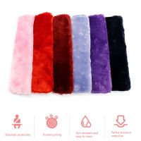 Car Seat Belt Cover Fluffy Auto Seatbelt Safety Belt Shoulder Pad Protector Adults Kids Car Interior Accessories 2pcs Seat Covers