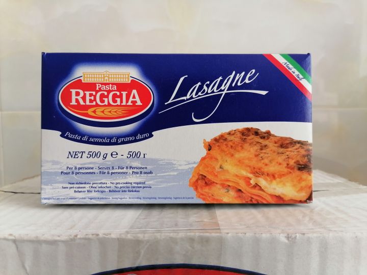 500g] MÌ LÁ [Italia] REGGIA Durum Wheat Semolina Lasagne Pasta (tgc-hk) |  