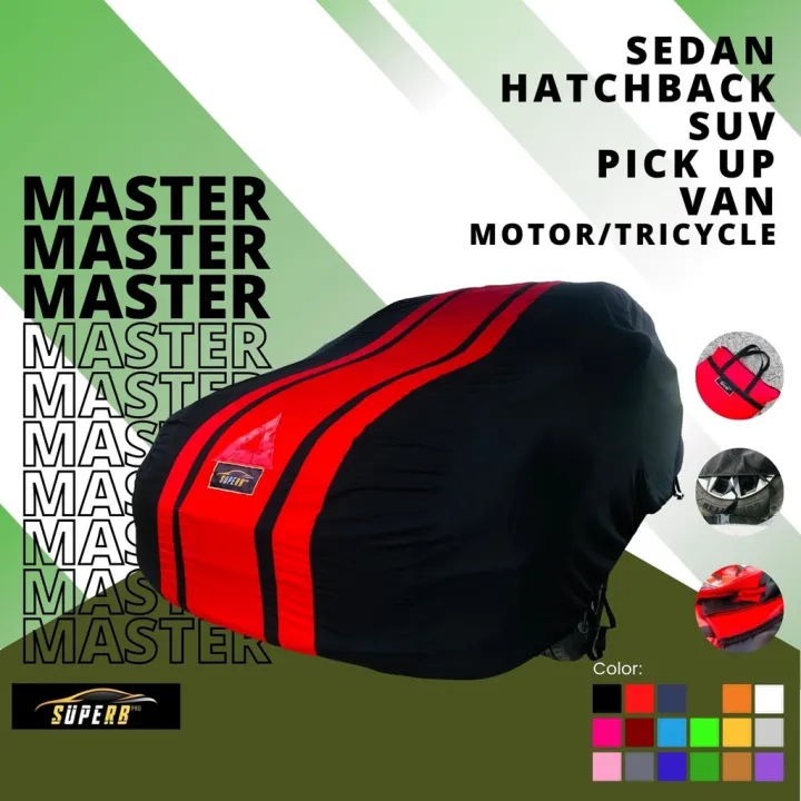 Car Cover by SUPERB for REGULAR SUVs with ZIPPER on Driver's Side (Custom-Fit for any CAR MODEL ...