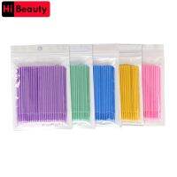 【jw】ஐ  100pcs/lot S M L Size Disposable Cotton Soft Swab Extension Microbrush Applicators Individual Mascara Stick