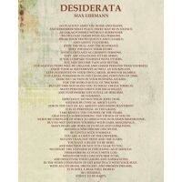 โปสเตอร์บันดาลใจบทกวี “Desiderata” บล็อกบัสเตอร์แม๊กซ์เอเชแมนน์ขนาดเล็กพิมพ์ลายศิลปะที่ยอดเยี่ยมศิลปะสมัยใหม่ภาพวาด PO652บนผืนผ้าใบที่สวยงามการตกแต่งศิลปะบนผนังสร้างแรงบันดาลใจคอลเลกชันบทกวี