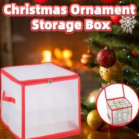 64 Baubles Storage Box Christmas Xmas Tree Ball Decoration Organizer Baubles Decor Bag Bauble Storage Bags Divider