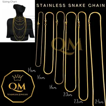 Gold Filled Herringbone Snake Chain Necklace. Hypoallergenic Jewelry –  elementsbykristina