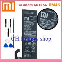 โทรศัพท์ของแท้100% แบตเตอรี่4780MAh BM4N สำหรับ Xiaomi Mi 10 5G Mi10แบตเตอรี่ Batเก็บข้อมูล + เครื่องมือ