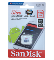 SanDisk 128GB MicroSDXC UHS-I Card Ultra Class10 Speed 100MB/s** เมมโมรี่การ์ดแท้