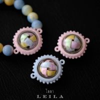 Leila Amulets ตะกร้ออาคม สมปรารถนา Baby Leila Collection สีพาสเทล (พร้อมกำไลหินสวยงามตามรูป)