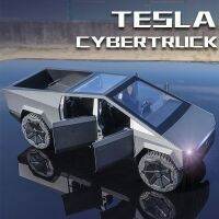 1:24 Tesla Cybertruck รถกระบะรุ่นรถ Diecasts โลหะของเล่น Off-Road รถรุ่นจำลองคอลเลกชันเด็ก Gift