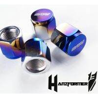 4ชิ้นเซ็ต Rays Titanium Burnt Valve Air Cap