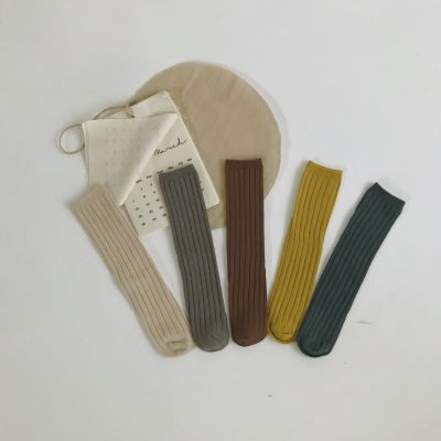 5Pairslot 0-6Kids Socks Summer Cotton knitted Solid color Baby Socks Girls Cute Boy Toddler Socks Children Clothes Accessories