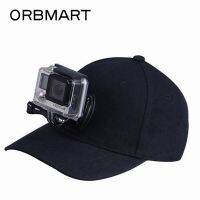 ORBMART ฝากล้องกีฬาหมวกหมวกบังแดด Canvas ปรับสำหรับ Gopro 7 6 5 4 + 3 SJCAM SJ6000 SJ4000 Yi 2K Sooeken H9 4K