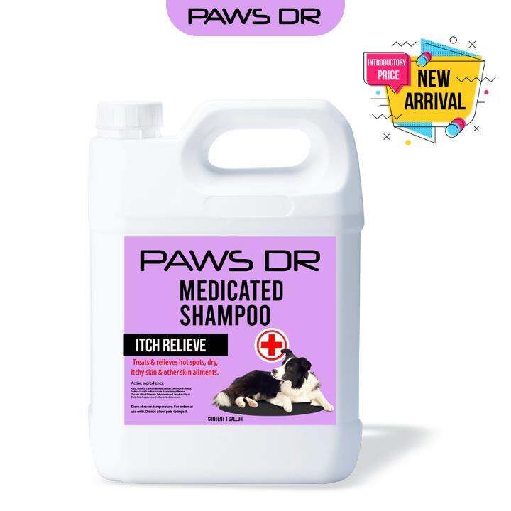 NEW Paws Dr Dog Medicated Shampoo 1 Gallon Lazada
