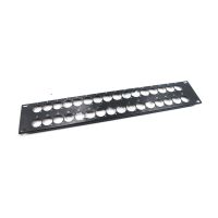 【Best-Selling】 ROVF Smart Home 2U XLR 32 Way Patch Panel 19 "Rack Panel ไม่มีตัวเชื่อมต่อ