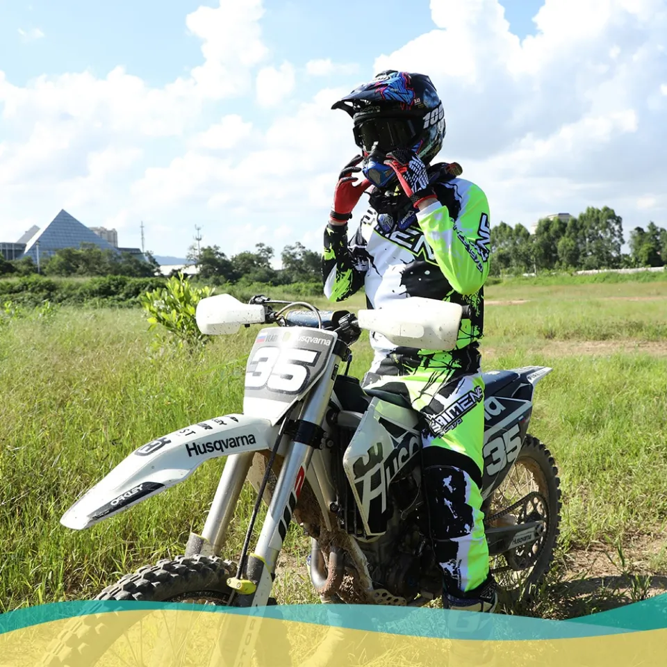 Motocross jérsei corrida 20/22/24/26/28 criança roupas infantis