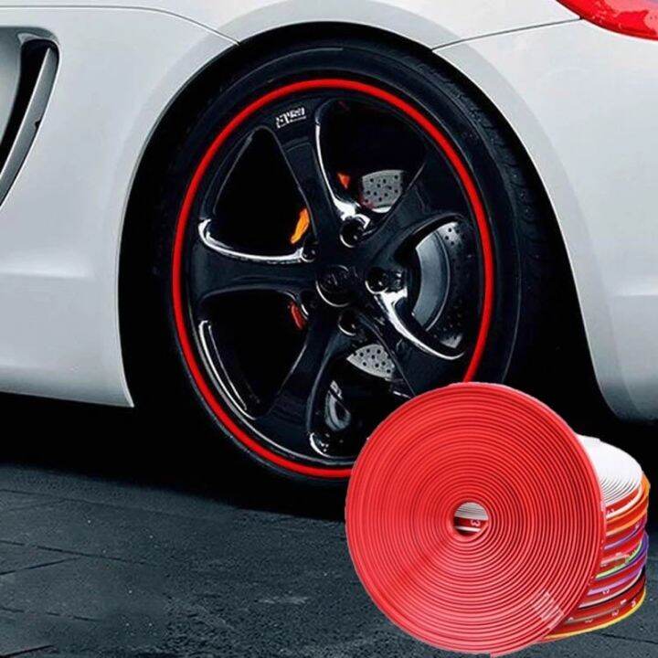 8M / Roll Rim Blades Car Vehicle Color Wheel Rims Protectors Decor