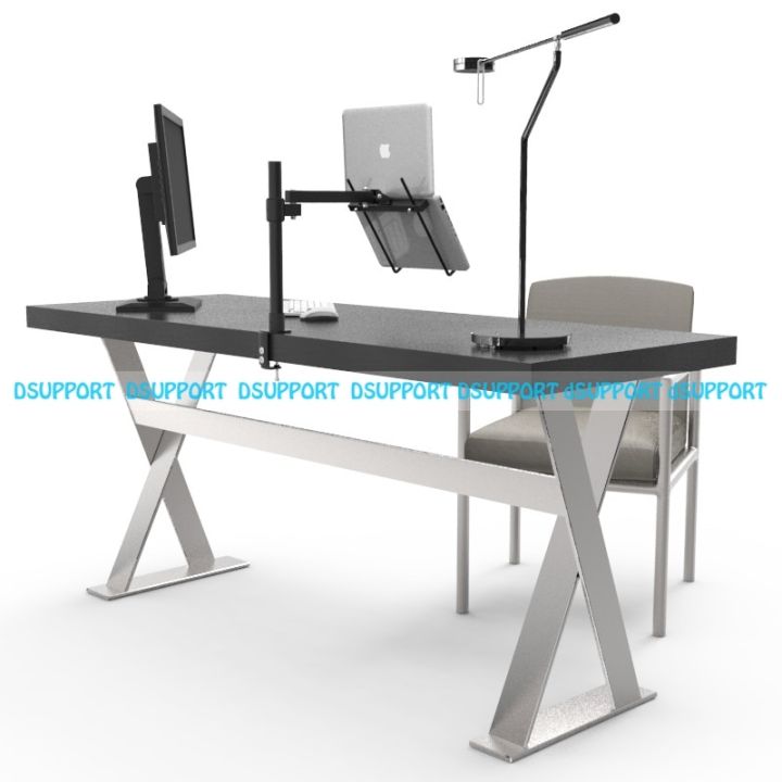 height-adjustable-desktop-clamping-11-15-inch-laptop-holder-full-motion-cooling-lapdesk-notebook-holder-brakcet-tablet-pc-stand-laptop-stands