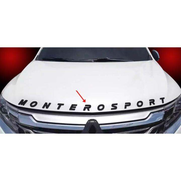 MONTERO Hood Emblem (Black) for Montero Sport Lazada PH