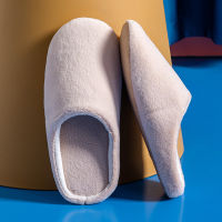 Mute And Silent Cloth Bottom Male And Female Cotton Slippers Indoor Autumn And Winter Home Warmth Casual Male Cotton Slippers