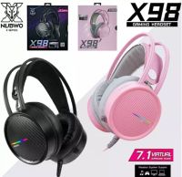 NUBWO X98 7.1 Surround Sound Gaming Headphone หูฟังเกมมิ่ง USB ไฟ RGB