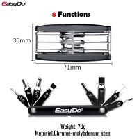 ED2901 Easydo Bicycle Repair Tools Kit Multitool Hex Spoke Cycling Screwdrivers Tool Tyre Lever Allen Wrench MTB Mountain Bike Tools