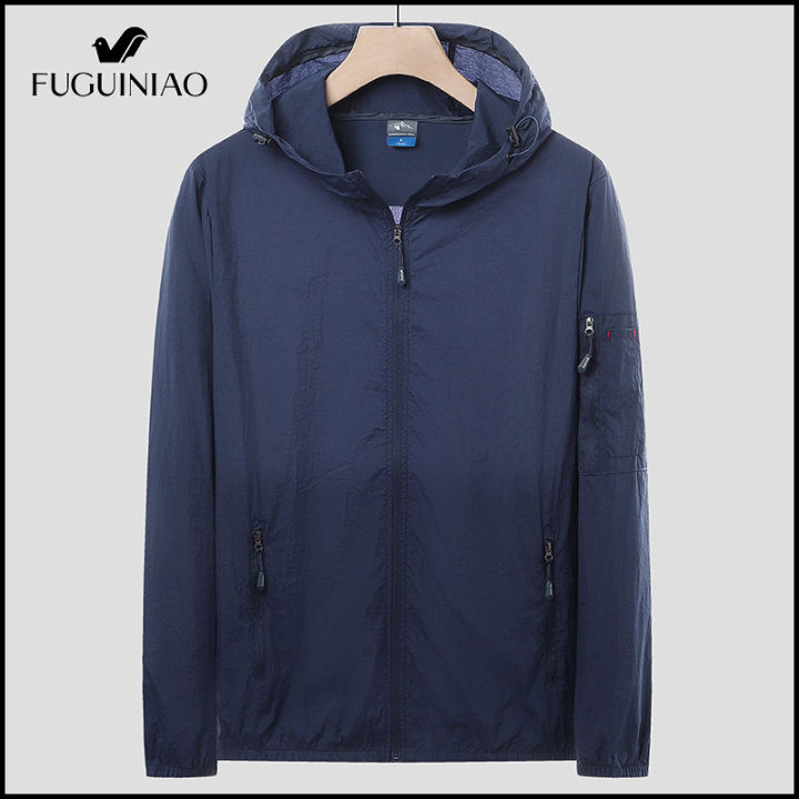 fuguiniao-เสื้อแจ็คเก็ตกันยูวีสำหรับผู้ชาย-เสื้อแจ็คเก็ตตกปลาชุดกันแดดชุดกันแดดกลางแจ้งไซส์ใหญ่พิเศษ-upf50-m-5xl