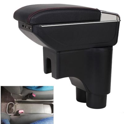 hot！【DT】✲  armrest box USB Charging heighten layer central Store content cup ashtray accessories