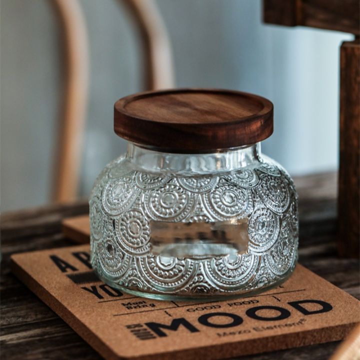 vintage-flower-pattern-glass-storage-jar-with-lid-home-candy-coffee-bean-storage-bottle-kitchen-food-seasoning-sugar-jar