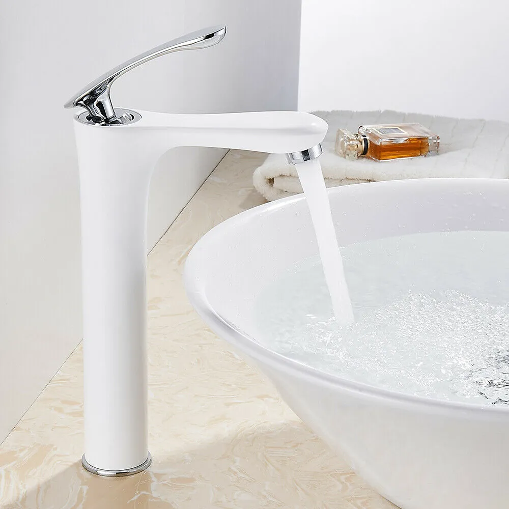 ♥ready stock+buy 1 get 2 hose♥ modern white bathroom basin mixer