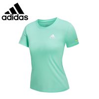 ~ Adidas เสื้อยืด ระบายอากาศ แห้งเร็ว ทนต่อการเสียดสี เหมาะกับการวิ่ง เล่นกีฬา โยคะ สําหรับผู้หญิง 2022