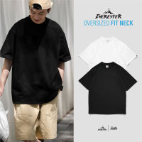 ? 9.9 SALE ? ® คอฟิต - Heavy Cotton Combed 100% เสื้อยืดผู้ชาย Oversize สีดำ ขาว ONF