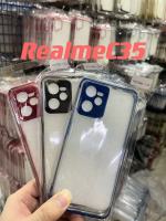 [ส่งจากไทย] Case Realme C35 เคสซีลีโคน เคสนิ่ม TPU CASE ขอบสีหลังใส เคสกันกระแทก เคส RealmeC35