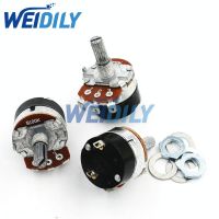 2PCS Dimmer Switch WH138-1 B100K B104 Adjustable Resistance Speed Regulator With Switch Potentiometer WH138 100K ohm