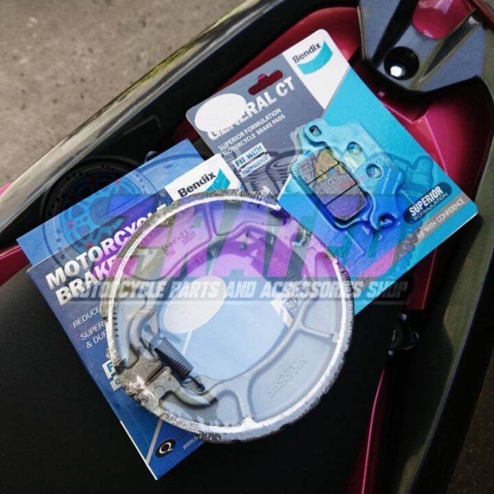 Lyla yu BENDIX/RCB BRAKE SHOE BRAKE PAD FOR HONDA CLICK V1 V2 GC 125/