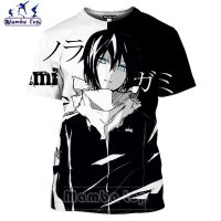 Mamba Top Summer Men T-shirt 3D Print Anime Noragami T Shirt Women Short Sleeve Tee Cute Girl Iki Hiyori Sports Comic Streetwear