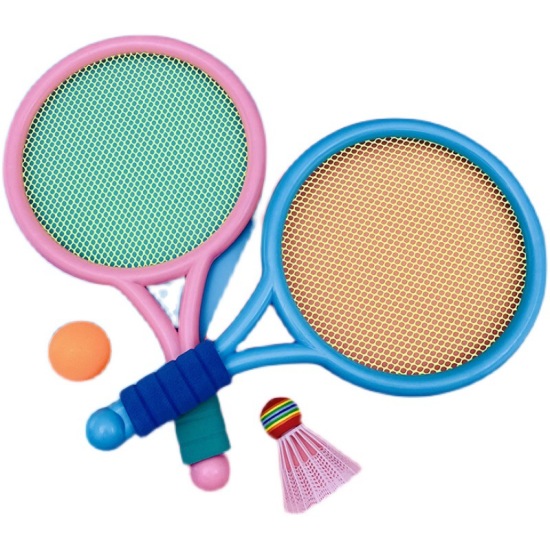 Đồ chơi vợt cầu lông trẻ em có 2 vợt, 1 quả bóng - ảnh sản phẩm 4