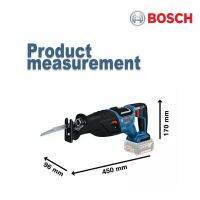 Bosch GSA 185-LI เลื่อยไฟฟ้าไร้สายแบบไม่มีแปรงถ่านมือถือแบบเลื่อยไฟฟ้าลิเธียม18V พร้อมใบเลื่อย2ชิ้น