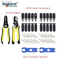 ㍿☞✟ CNMC4 Solar Connector T Branch Y Branch Solar Connector Male and Female 100 PP0 2.5mm Sq 6.0mm Solar kits Spanner Wire Stripper