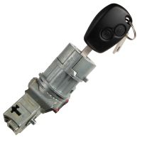 Car Ignition Lock Barrel Starter Switch Ignition Lock Barrel &amp; Keys For Renault For Vauxhall Fiat 2005-2012 7701208408